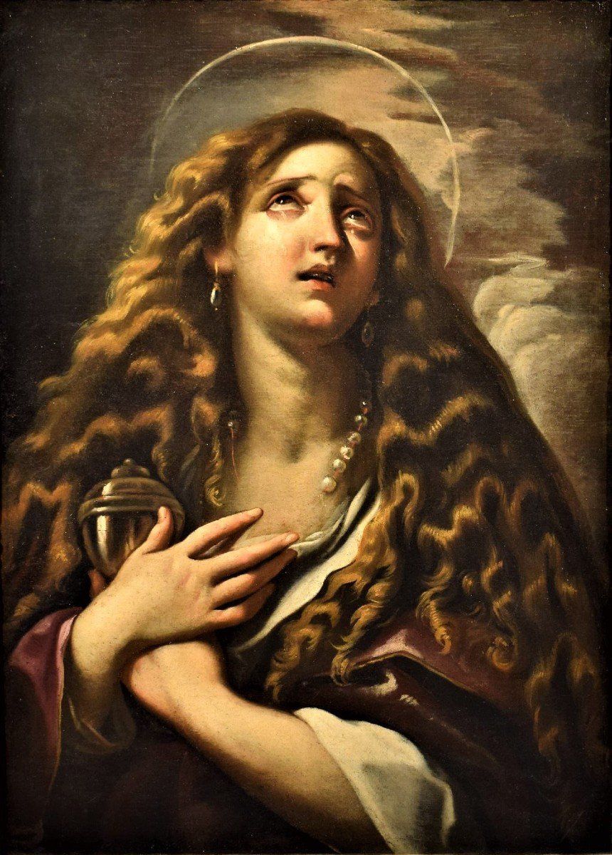 Mary Magdalene - Giacinto Brandi (rome, 1621-1691)-photo-2