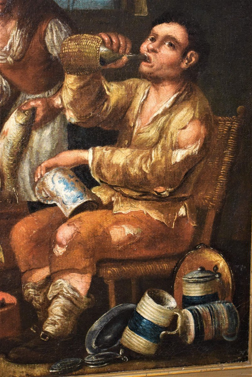 The Cheerful Beggars - Matteo Ghidoni (florence 1626-padua 1700)-photo-4