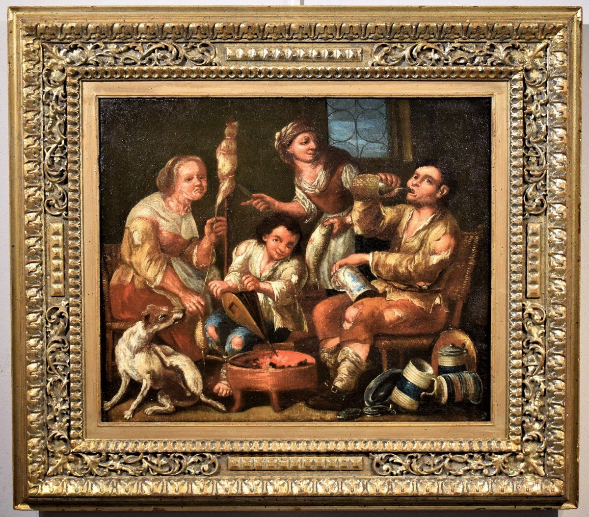 The Cheerful Beggars - Matteo Ghidoni (florence 1626-padua 1700)