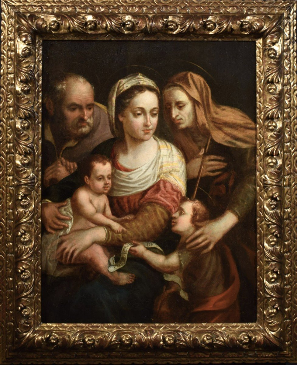 Holy Family - Bolognese School Of The 16th Century
