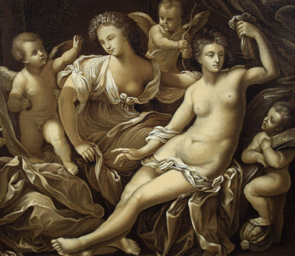 Les Quatre Saisons -  Francesco Gessi (Bologne 1588-1649) attribué-photo-1