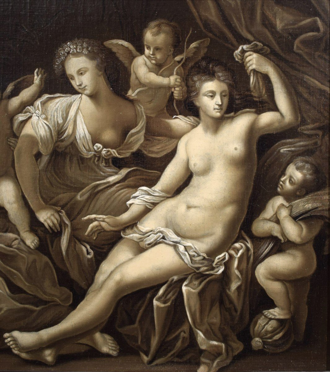 Les Quatre Saisons -  Francesco Gessi (Bologne 1588-1649) attribué-photo-2