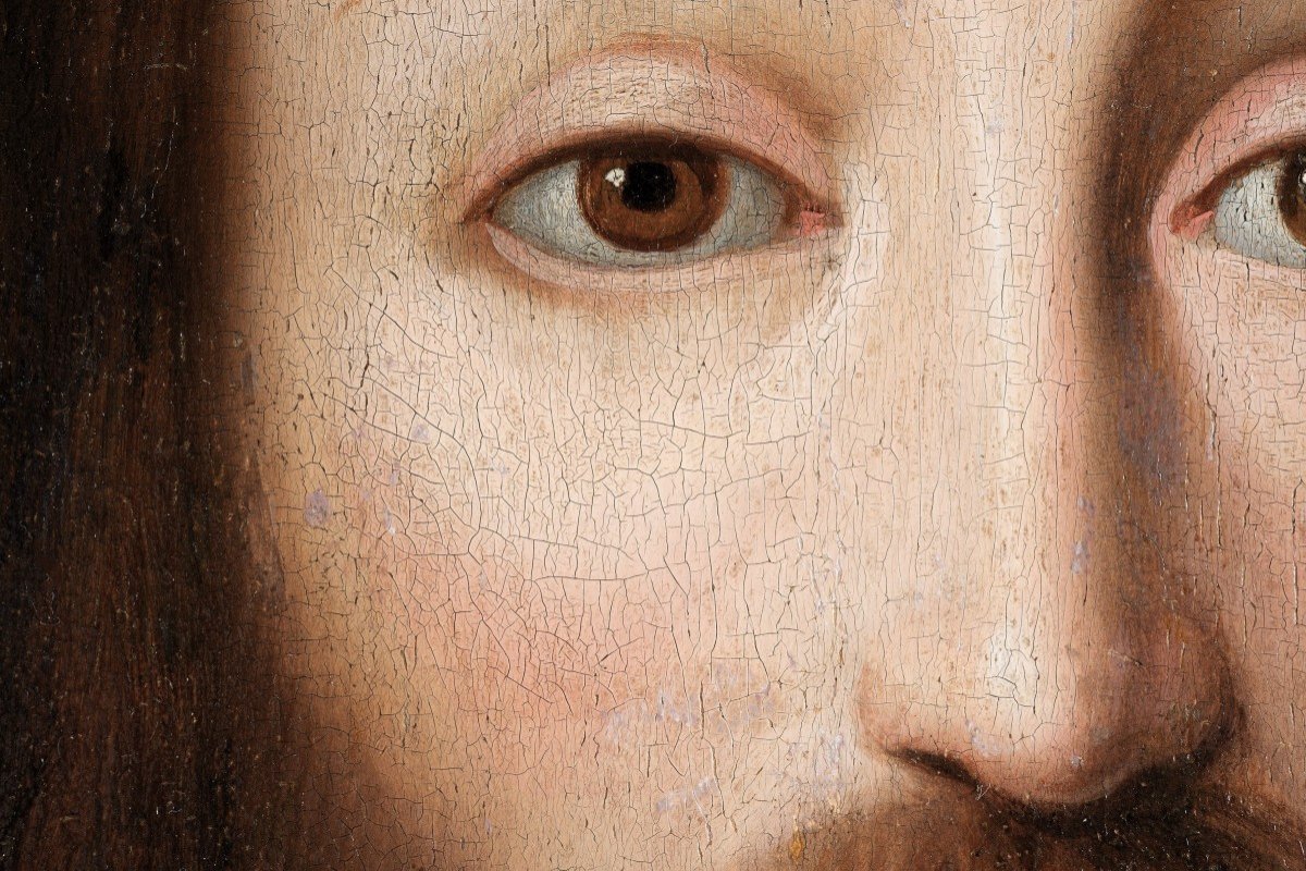 The Face Of Christ Salvator Mundi - Flemish Master, 1500/1520-photo-4