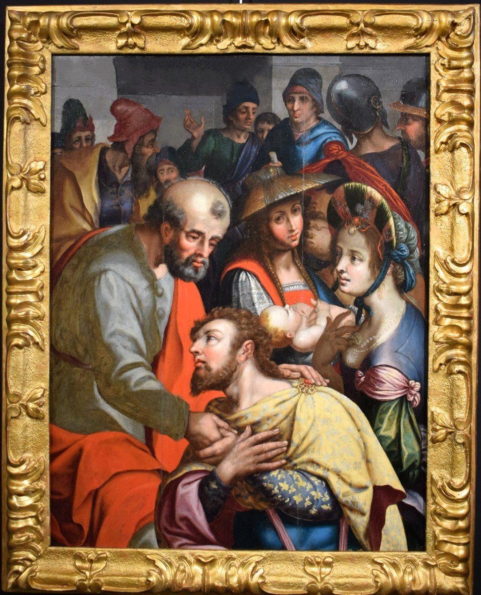 Saint Peter And The Centurion Cornelius - Pieter Aertsen (amsterdam, 1508-1575)