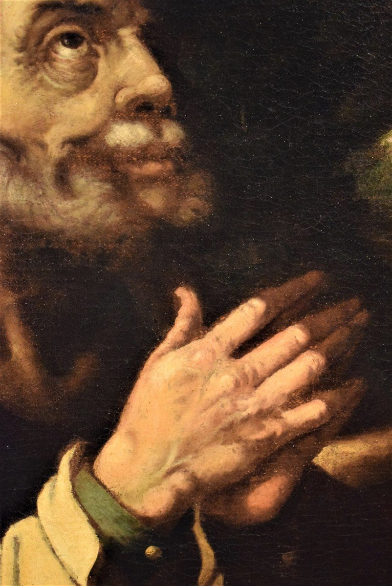 Saint Pierre - Endrick Goltzius (Bruggen 1558-Haarlem 1617)  fin XVIème-photo-1