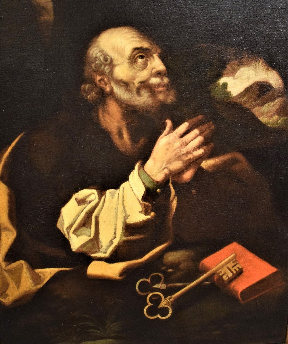 Saint Pierre - Endrick Goltzius (Bruggen 1558-Haarlem 1617)  fin XVIème