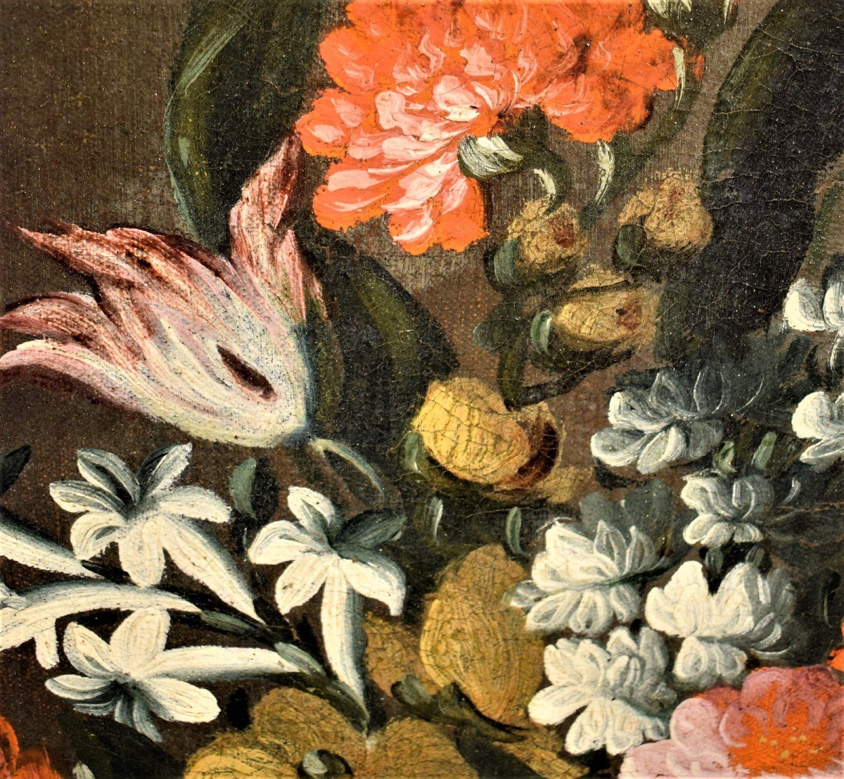 Paire de natures mortes de fleurs - Giacomo Nani (1698-1755)-photo-5