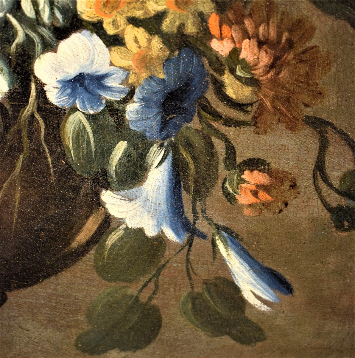 Paire de natures mortes de fleurs - Giacomo Nani (1698-1755)-photo-7