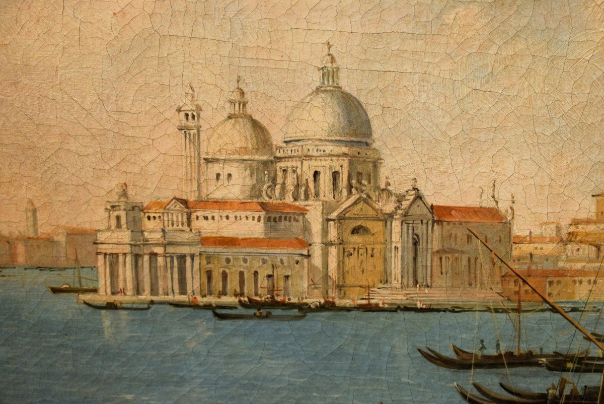 Venice, The San Marco Basin Venetian Master Of The 19th Century-photo-5