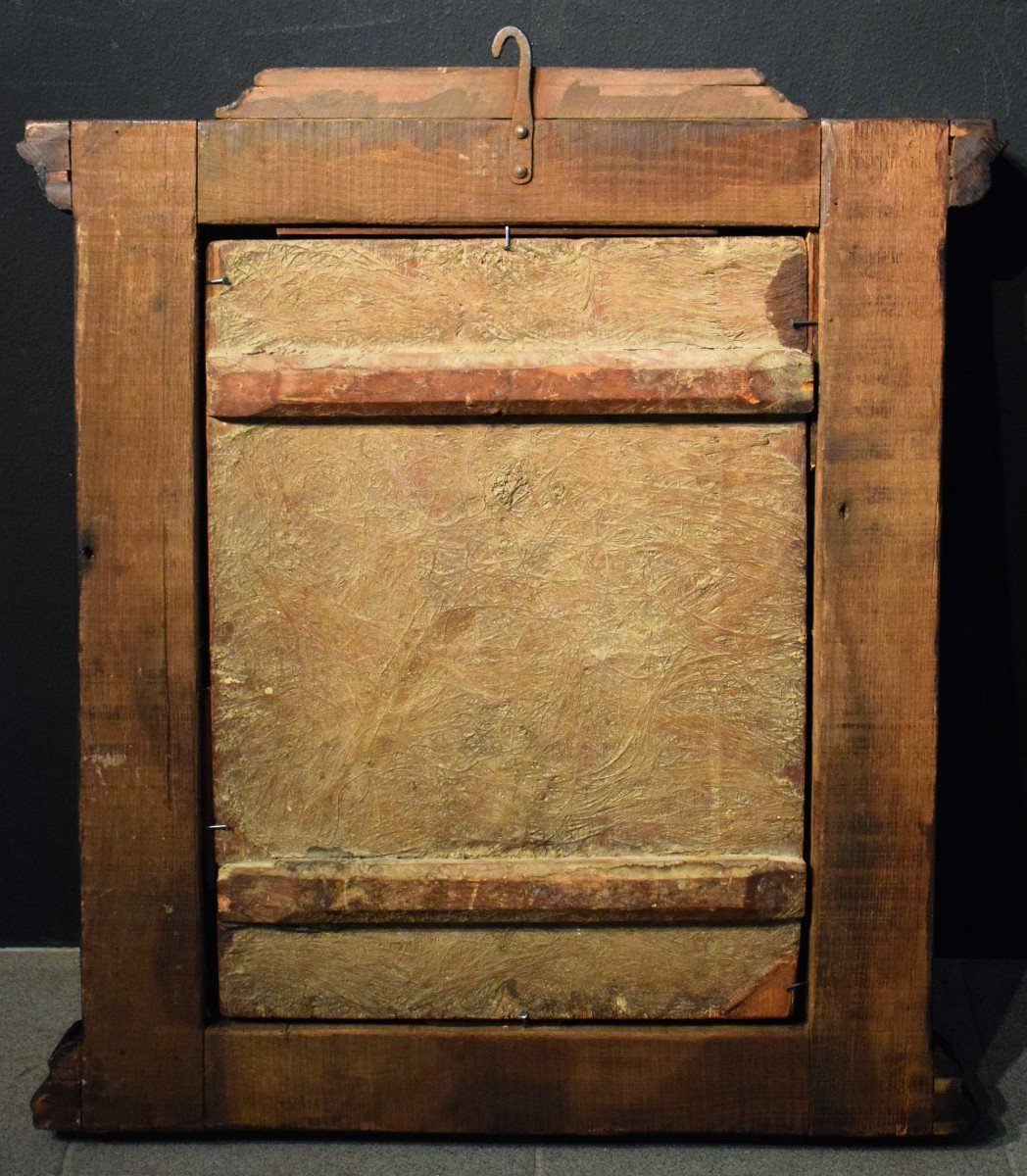 Christ Salvator Mundi - Oil On The Table - Lombard School 16th-photo-7