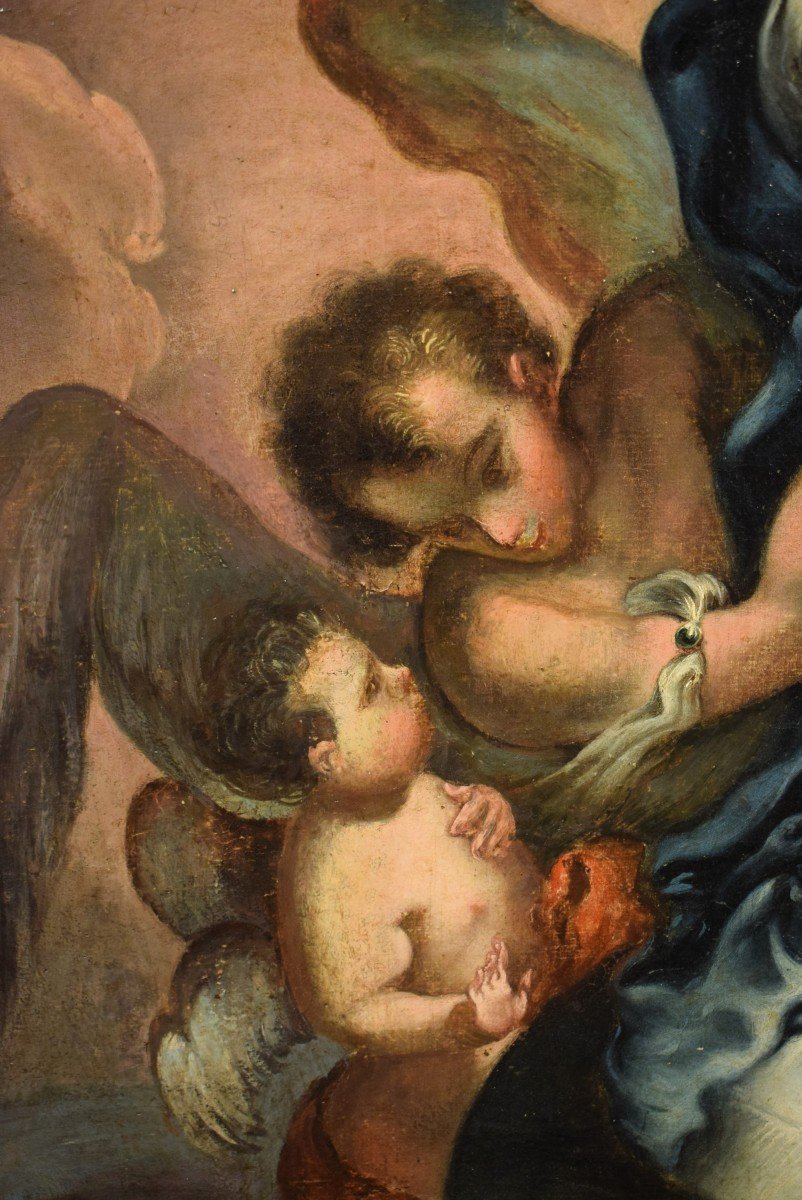 Assomption de la Vierge -  Cercle de Domenico Piola (Gênes, 1627 – 1703)-photo-5