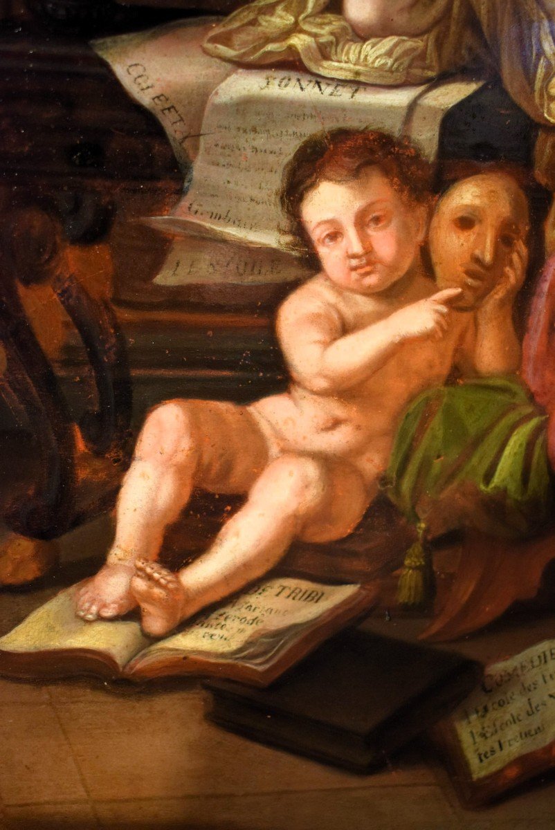 Allegory Of The Theater - Carle Van Loo (1705-1765) Entourage-photo-6