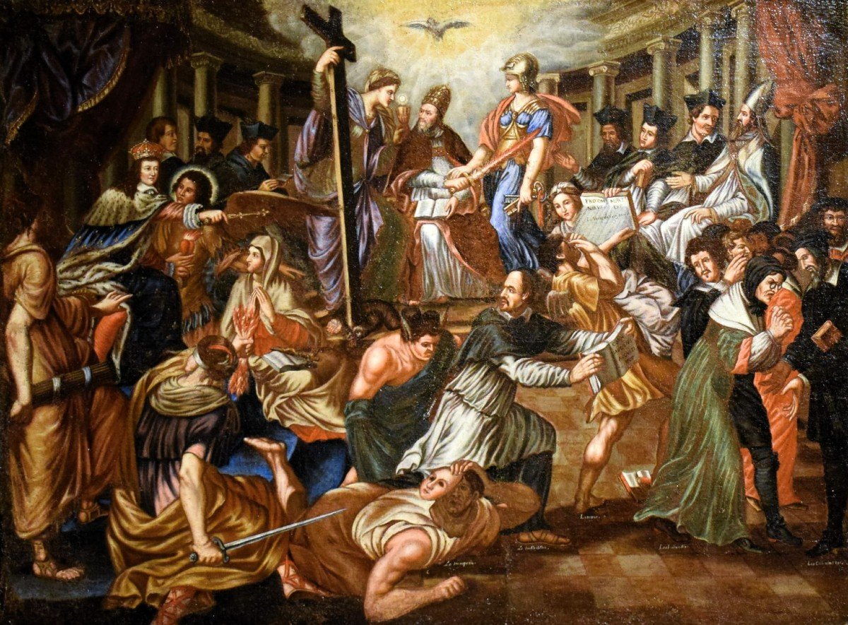 Le triomphe de l'Église sur les hérésies des jansénistes-photo-2