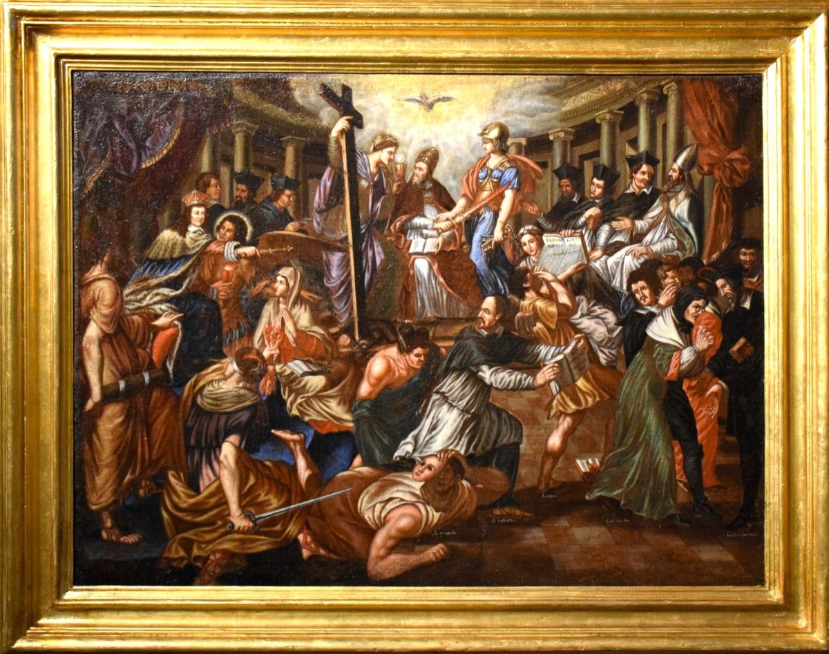 Le triomphe de l'Église sur les hérésies des jansénistes