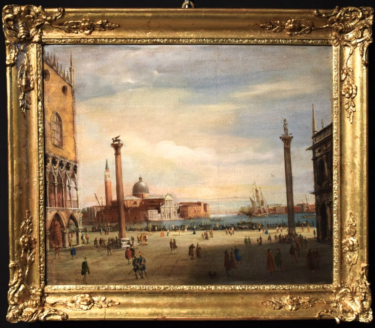 Venice, The Square And The San Marco Basin - Venetian Master Of The 19th Century