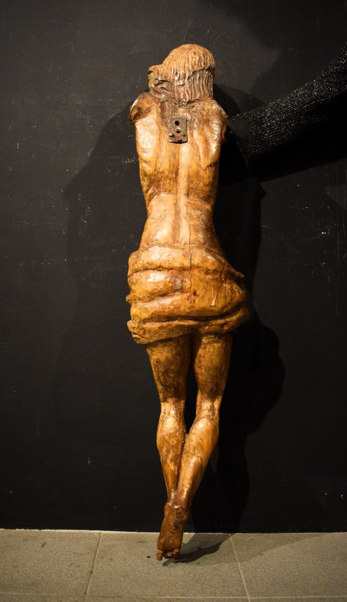 Christ crucifié - Sculpture en bois - Italie, Lombardie, fin du XVe siècle-photo-4