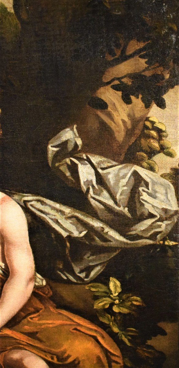 Portrait d'une jeune fille noble dans le rôle de saint Jean-Baptiste  - XVIème siècle-photo-1