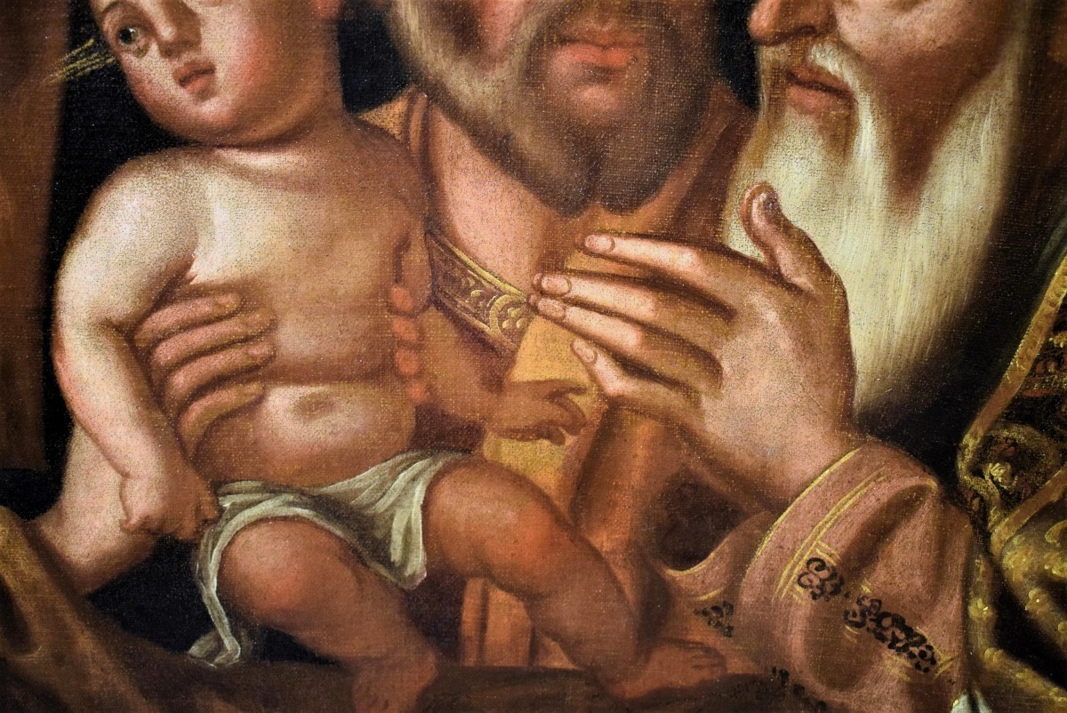 Presentation Of Jesus In The Temple - Venetian School Of The 16th Century-photo-4