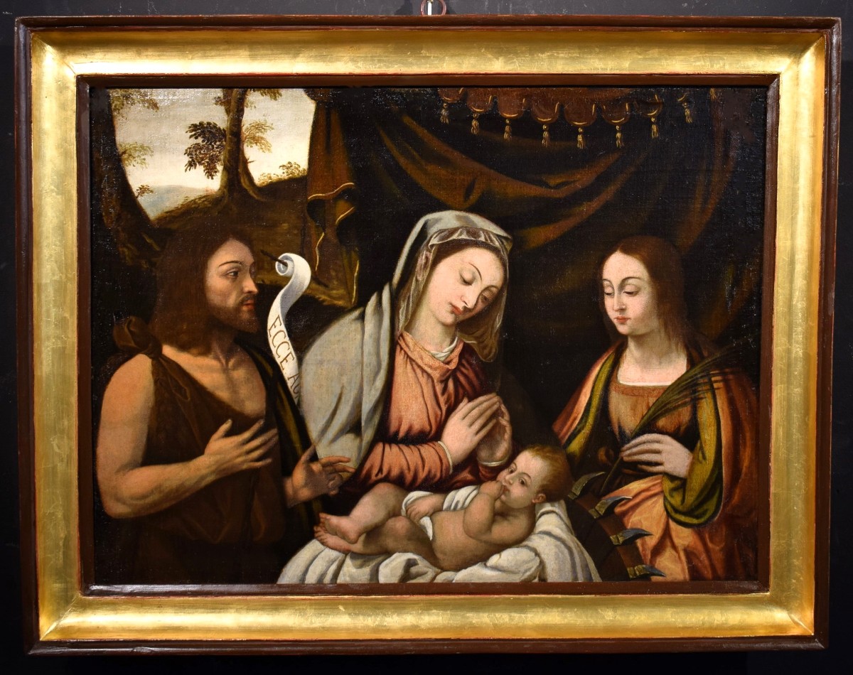 Holy Conversation - Francesco Rizzo Da Santacroce (bergamo 1485 – Venice 1547)-photo-2