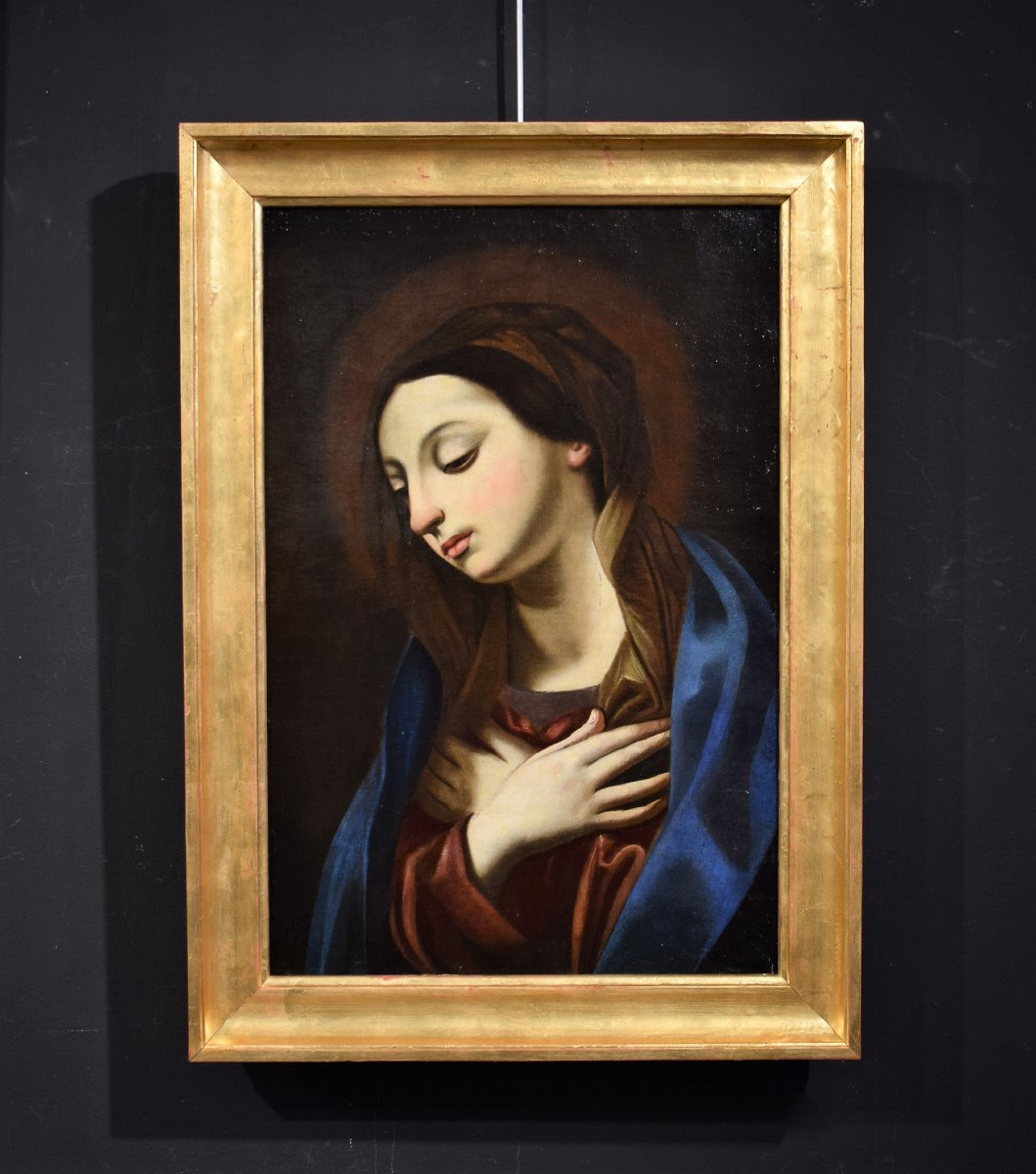 Virgin In Prayer  -circle Of Guido Reni (bologna 1575-1645)-photo-6