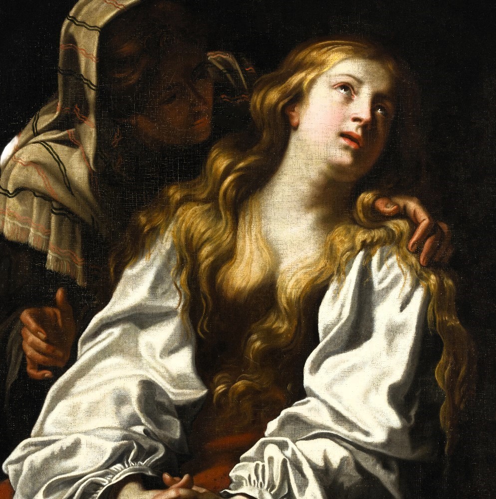 Le Repentir de Marie-Madeleine - Abraham Janssens II  (Anvers 1616 - 1649)-photo-1