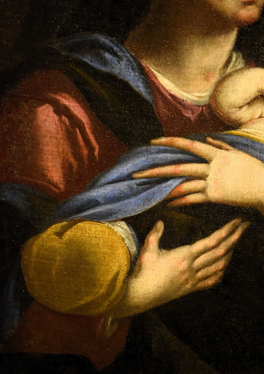 Vierge à l'Enfant -  Maître émilien du XVIIIe siècle-photo-1