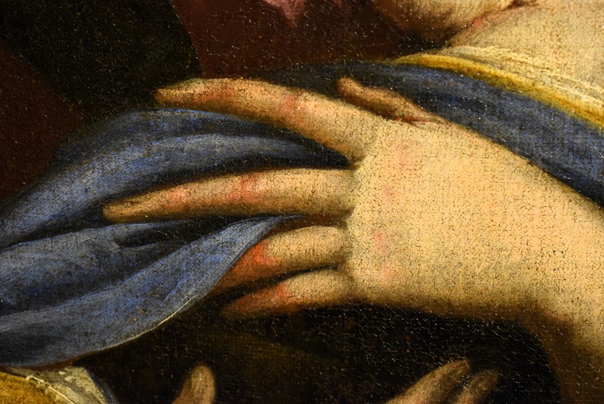 Vierge à l'Enfant -  Maître émilien du XVIIIe siècle-photo-6