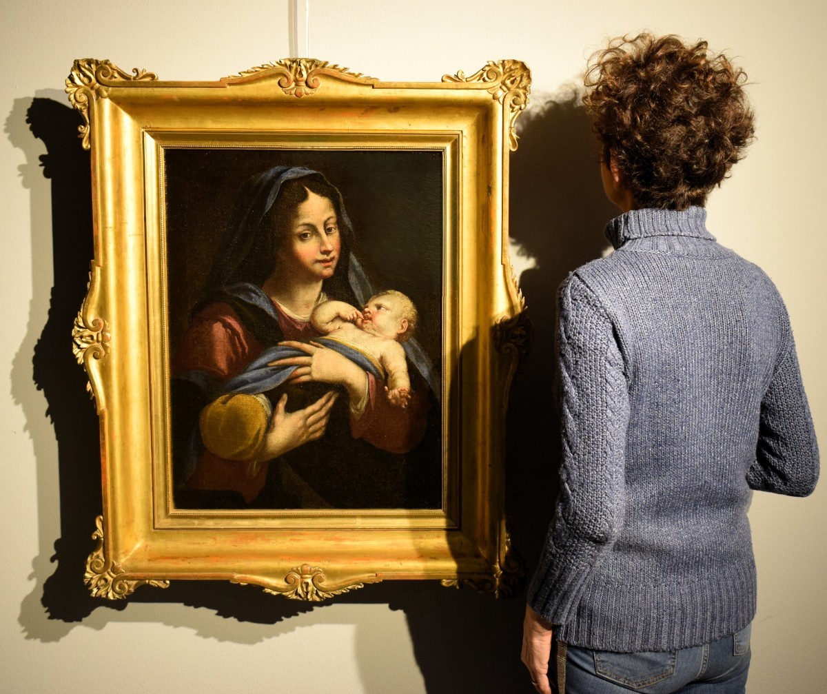 Vierge à l'Enfant -  Maître émilien du XVIIIe siècle-photo-8