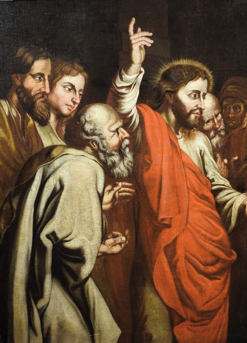 The Tribute Of Money -  Flemish Master-  circle Of P.p. Rubens (1577-1640)-photo-3