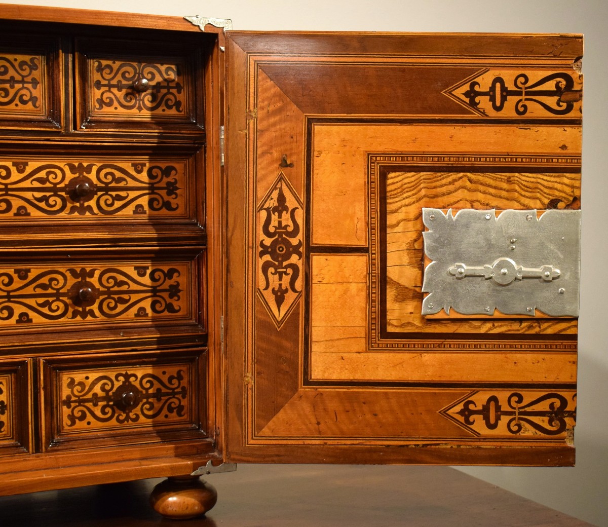 Louis XIV Coin Cabinet, Germany, Late 17th Century-photo-3