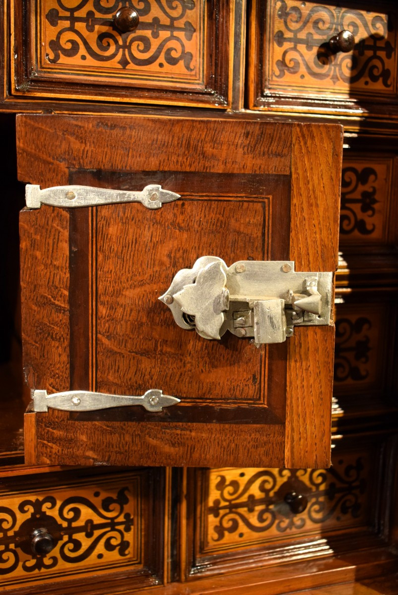 Louis XIV Coin Cabinet, Germany, Late 17th Century-photo-5