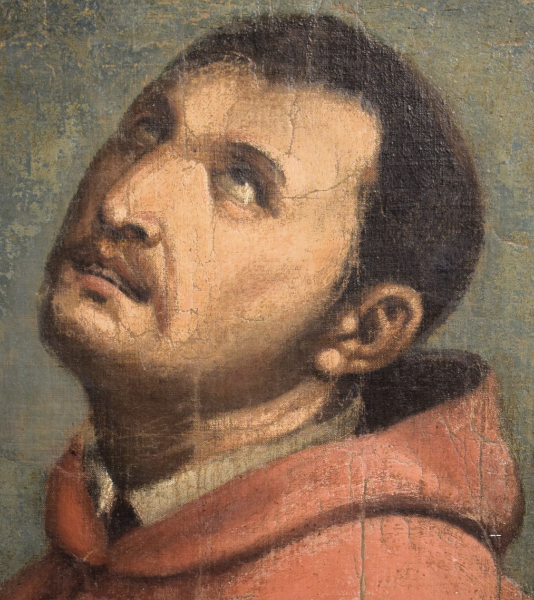 Faces Of Saints In Hieratic Poses - Master Of The Venetian Renaissance -16th Century-photo-2