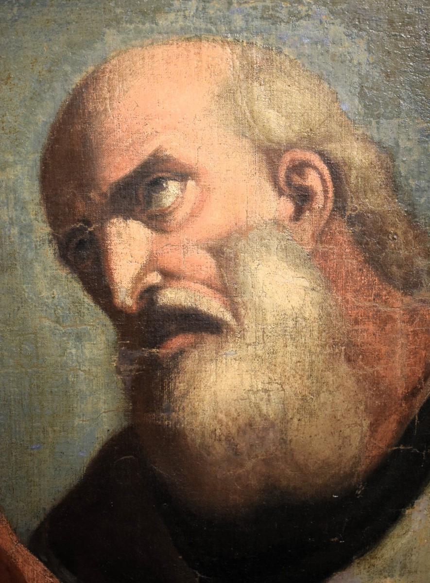 Faces Of Saints In Hieratic Poses - Master Of The Venetian Renaissance -16th Century-photo-3