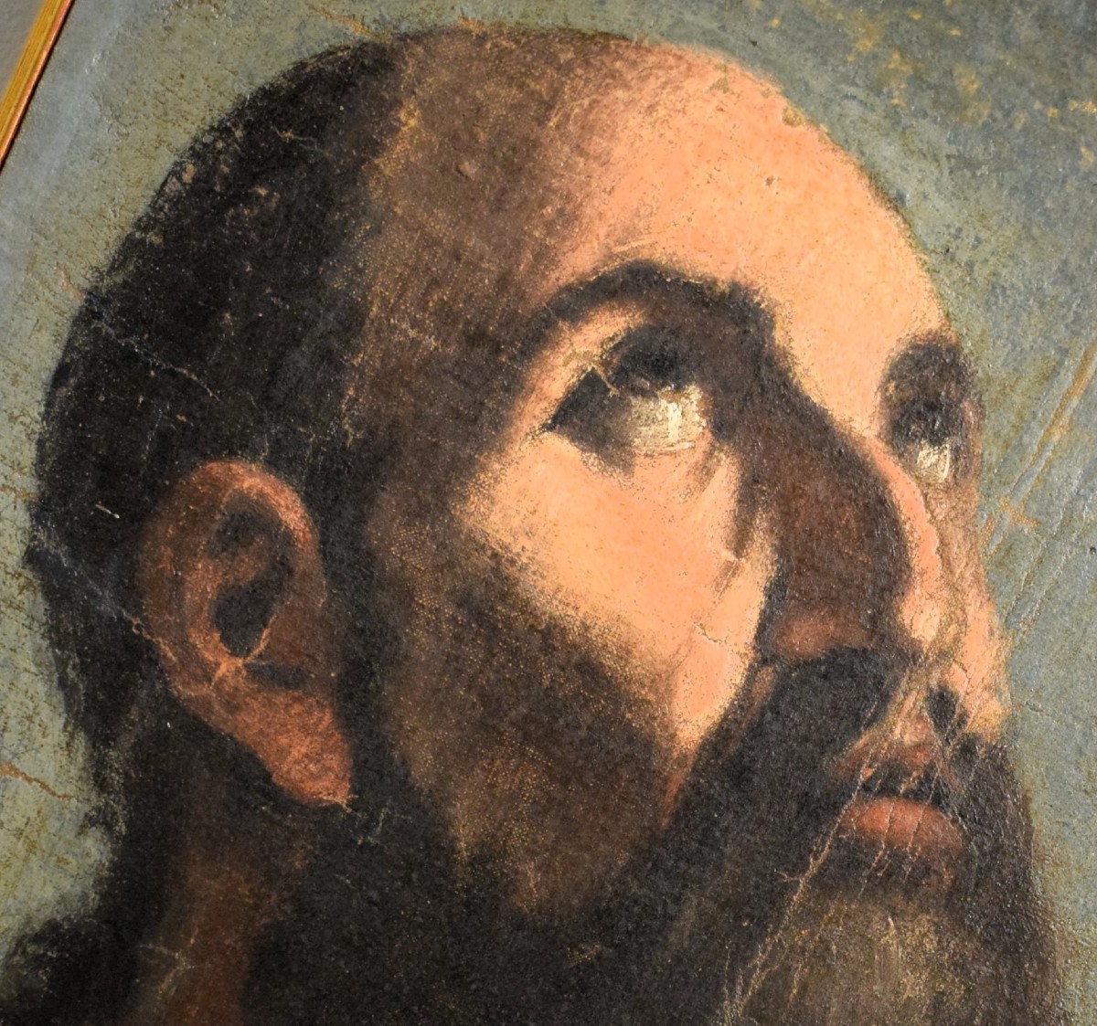 Faces Of Saints In Hieratic Poses - Master Of The Venetian Renaissance -16th Century-photo-4