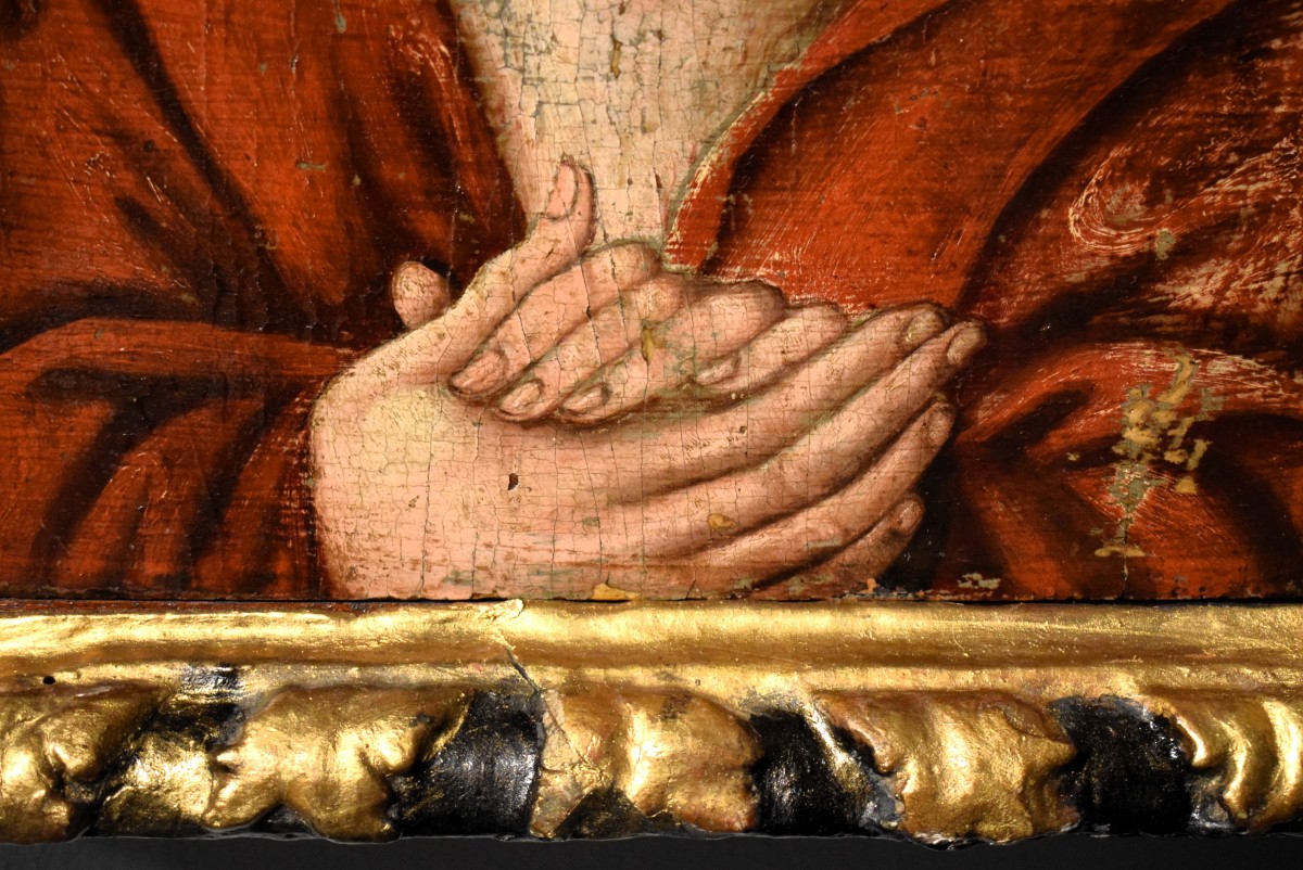 Ecce Homo -  Maître flamand  -  XVIe siècle-photo-4