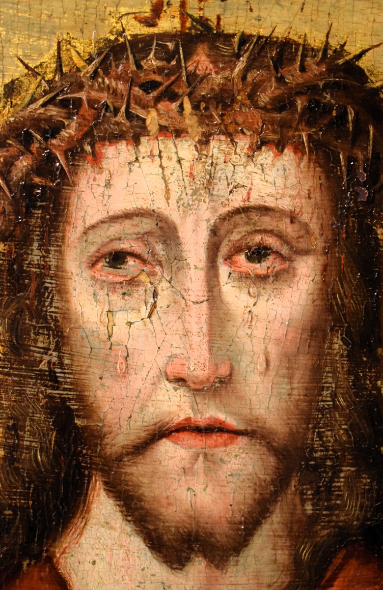 Ecce Homo -  Maître flamand  -  XVIe siècle-photo-1