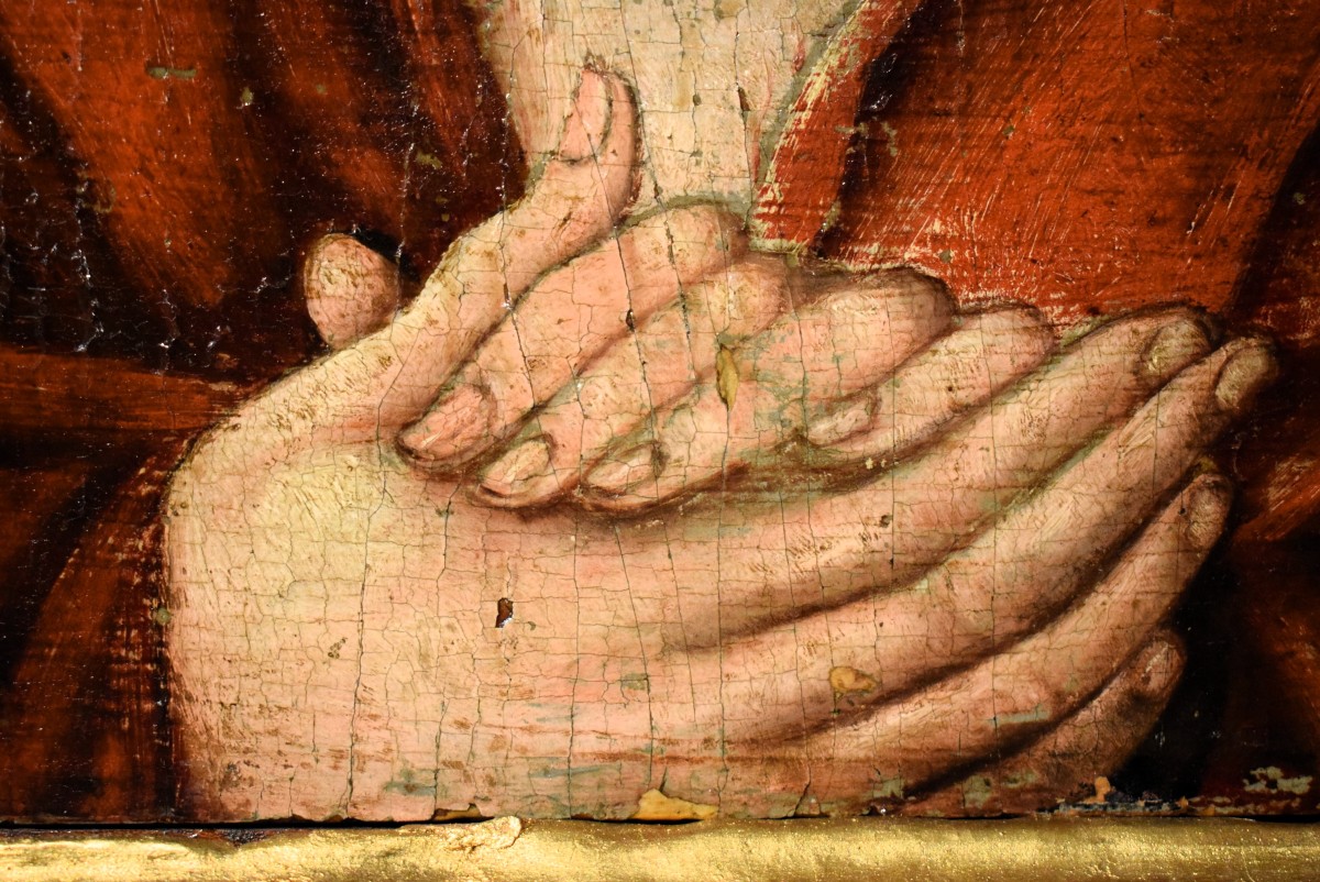 Ecce Homo -  Maître flamand  -  XVIe siècle-photo-5