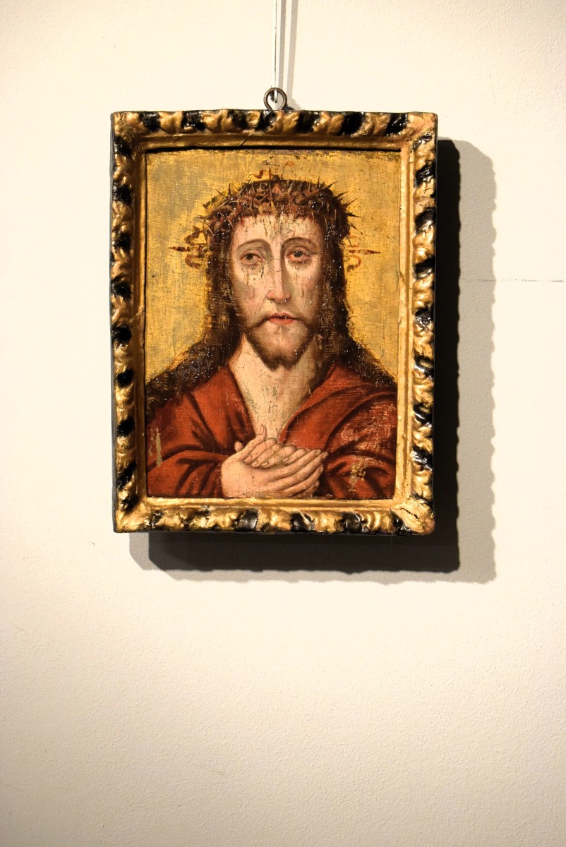 Ecce Homo -  Maître flamand  -  XVIe siècle-photo-6