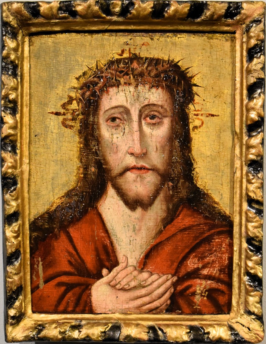 Ecce Homo -  Maître flamand  -  XVIe siècle