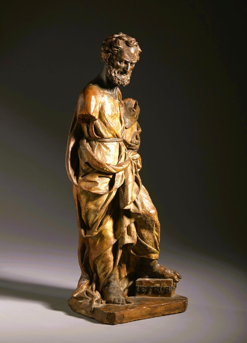 Saint Peter -  Entourage De Jean De Boulogne Said Giambologna  (douai, 1529 – Florence, 1608)-photo-3