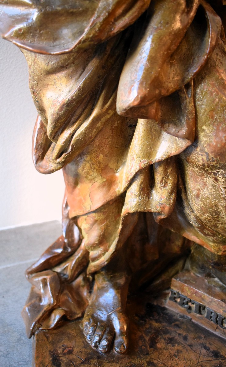 Saint Peter -  Entourage De Jean De Boulogne Said Giambologna  (douai, 1529 – Florence, 1608)-photo-4