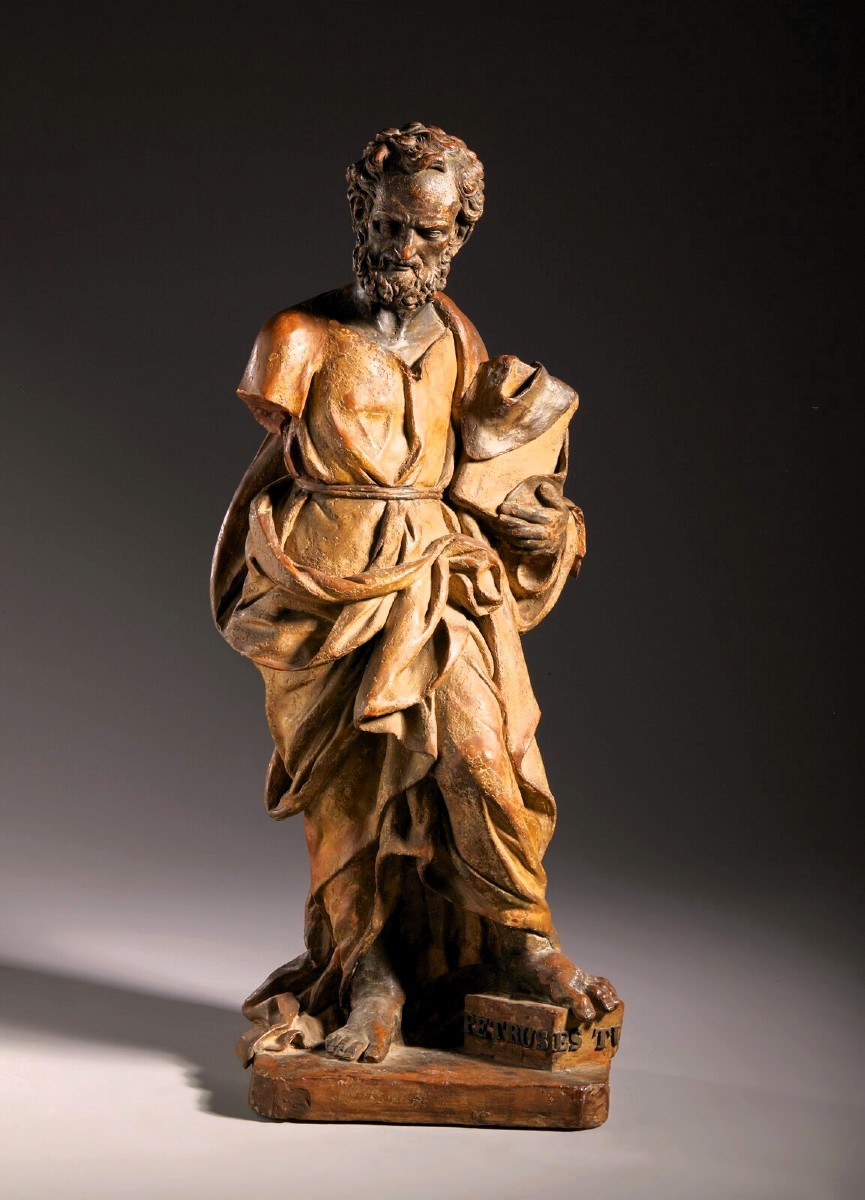 Saint Peter -  Entourage De Jean De Boulogne Said Giambologna  (douai, 1529 – Florence, 1608)