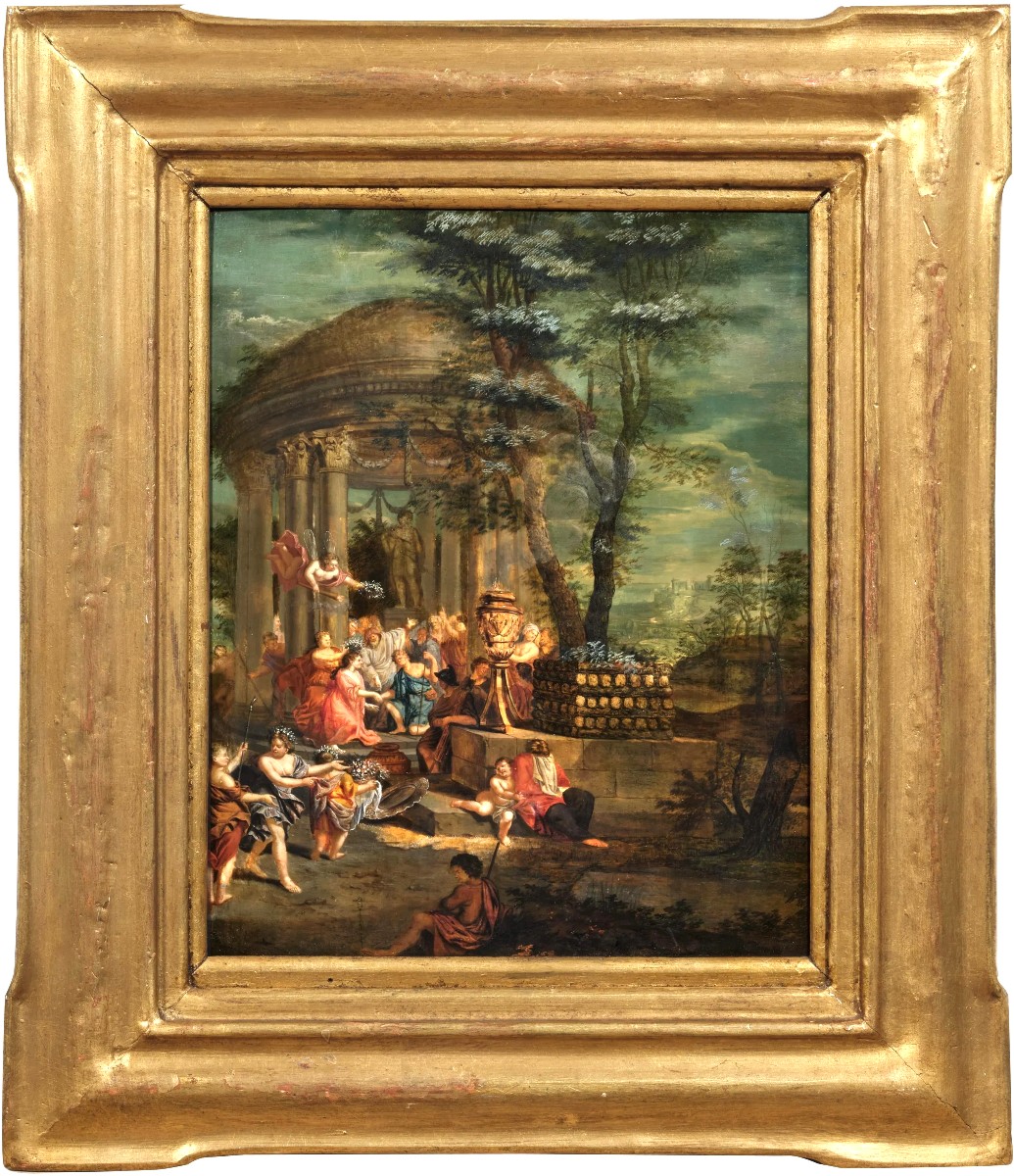 Mythological Wedding Scene  Jacob Franse, Active 1720/30  Signed 