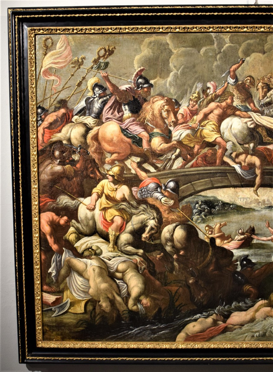 He Battle Of The Amazons - Circle Of Pieter Paul Rubens (siegen1577-anvers1640)-photo-2