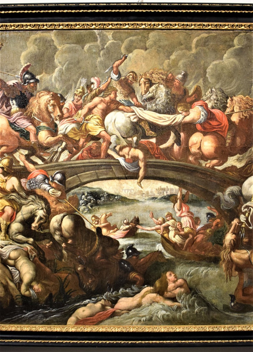 He Battle Of The Amazons - Circle Of Pieter Paul Rubens (siegen1577-anvers1640)-photo-3