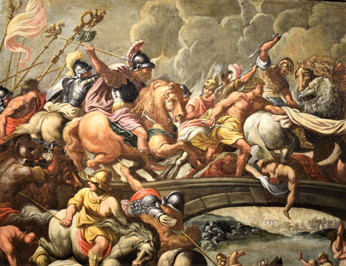 He Battle Of The Amazons - Circle Of Pieter Paul Rubens (siegen1577-anvers1640)-photo-1
