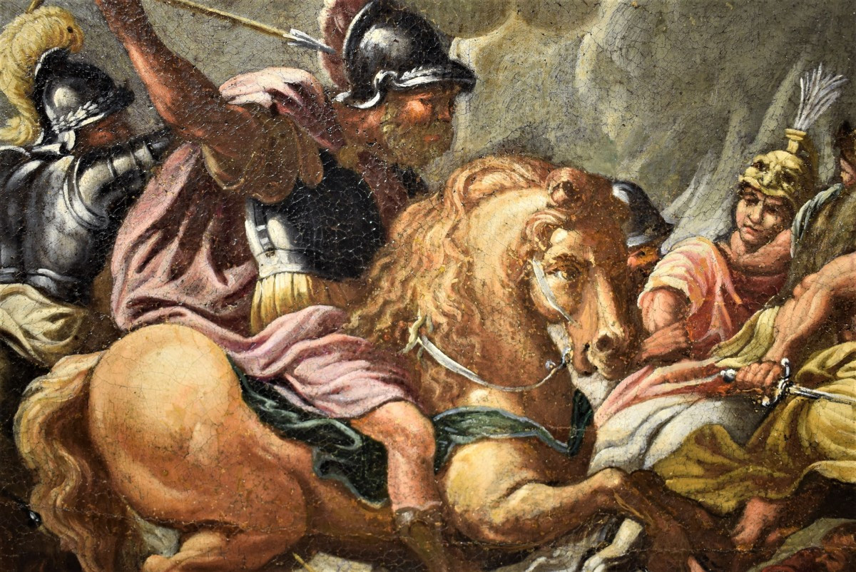 He Battle Of The Amazons - Circle Of Pieter Paul Rubens (siegen1577-anvers1640)-photo-4