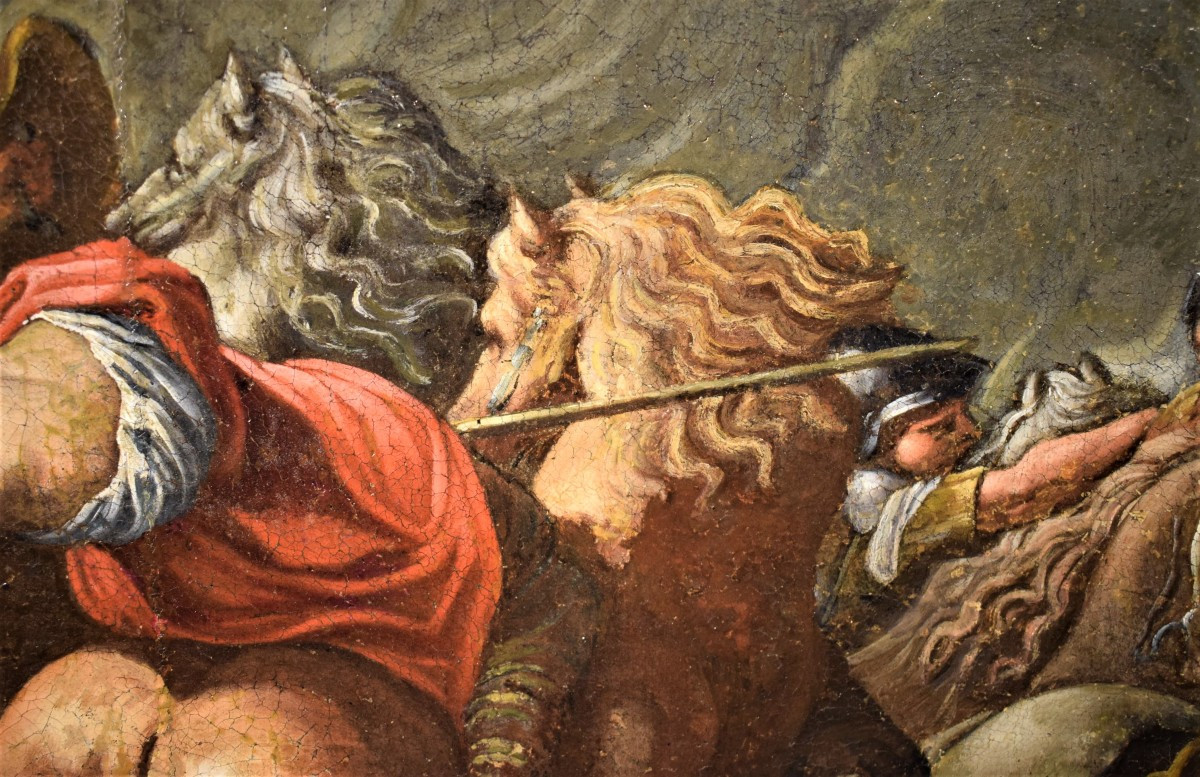 He Battle Of The Amazons - Circle Of Pieter Paul Rubens (siegen1577-anvers1640)-photo-6