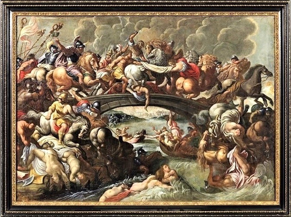 He Battle Of The Amazons - Circle Of Pieter Paul Rubens (siegen1577-anvers1640)