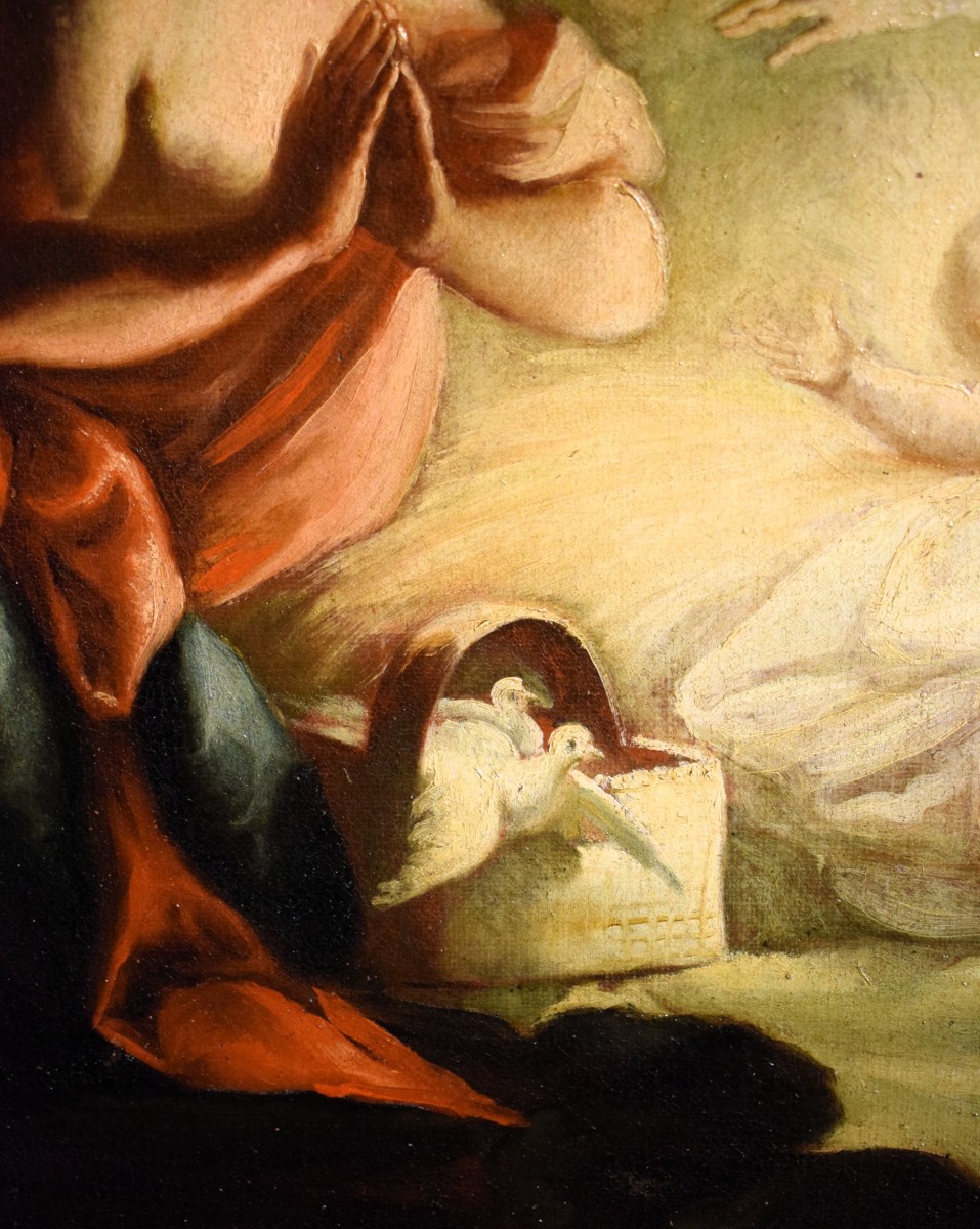 The Nativity And The Adoration Of The Shepherds - Venetian School Of  18th Century-photo-5